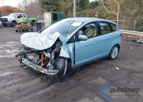 2013 Ford C-Max Hybrid Se из США, поврежденный, VIN 1FADP5AU6DL517342